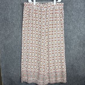 Torrid Pants Womens Size 1X Pink floral Palazzo boho Artsy Cottagecore